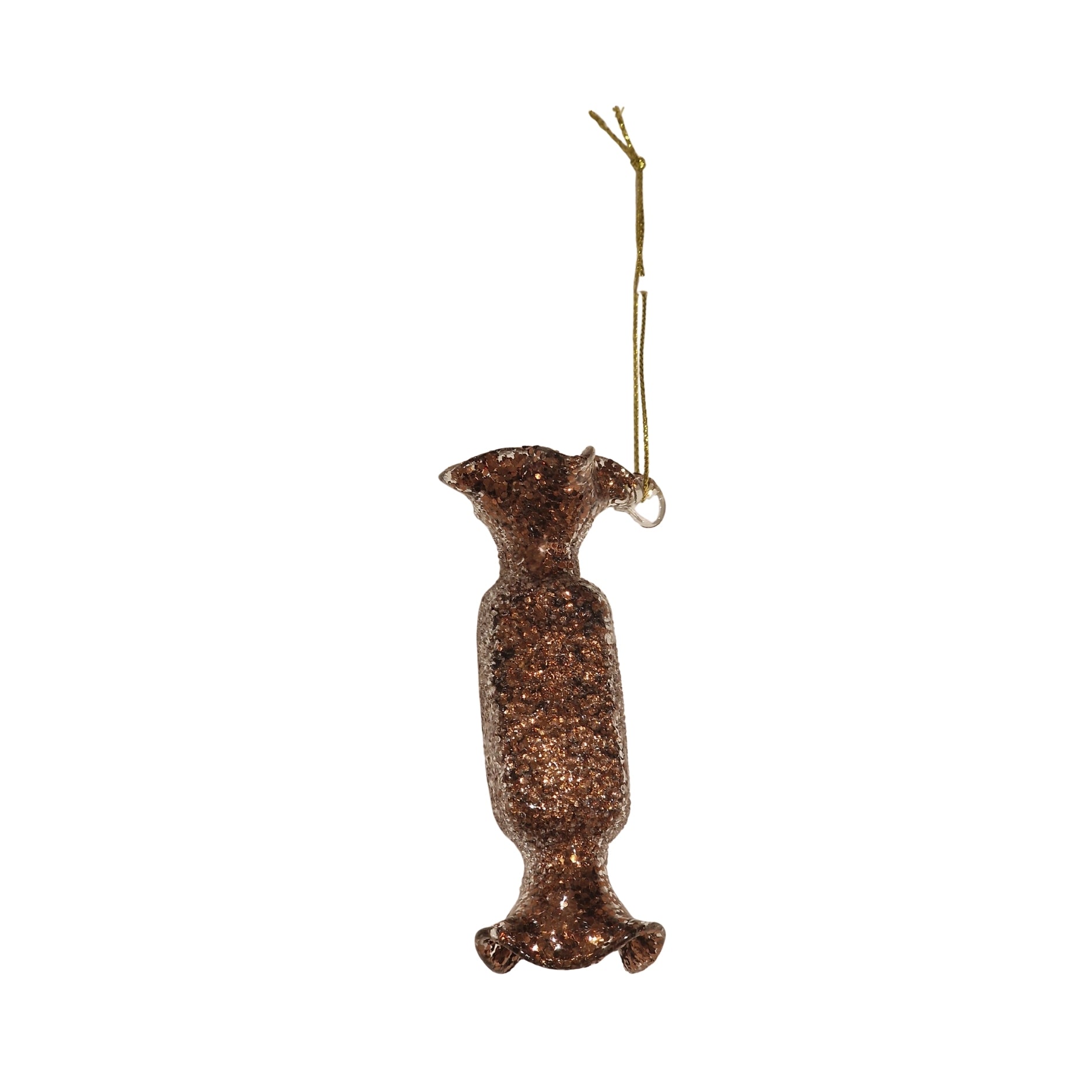 Slik julekugle m. glimmer