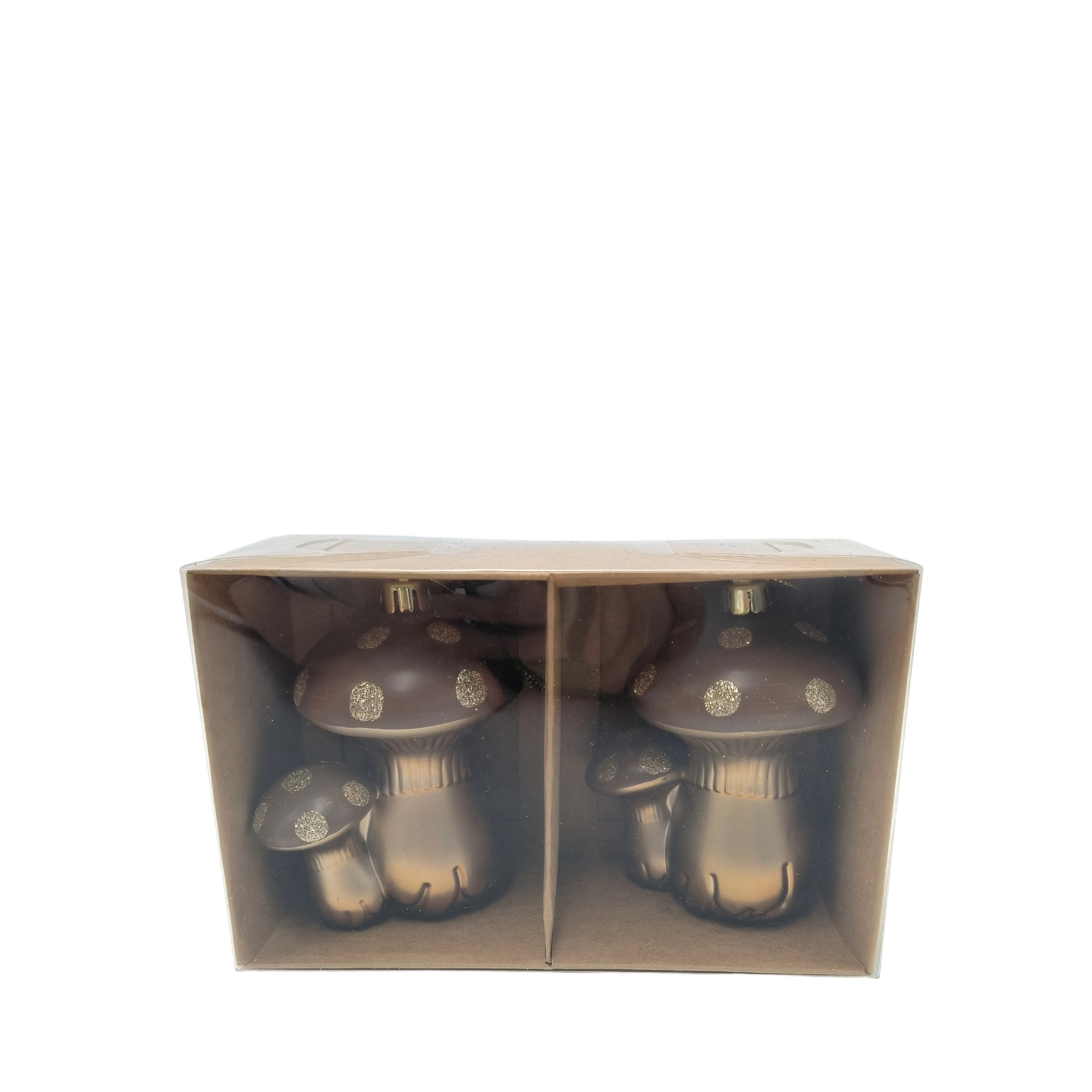 Svampe julekugle, 2 stk.