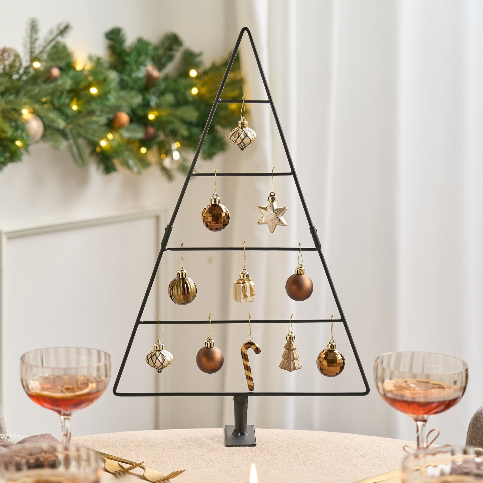 Juletræsstativ til bord