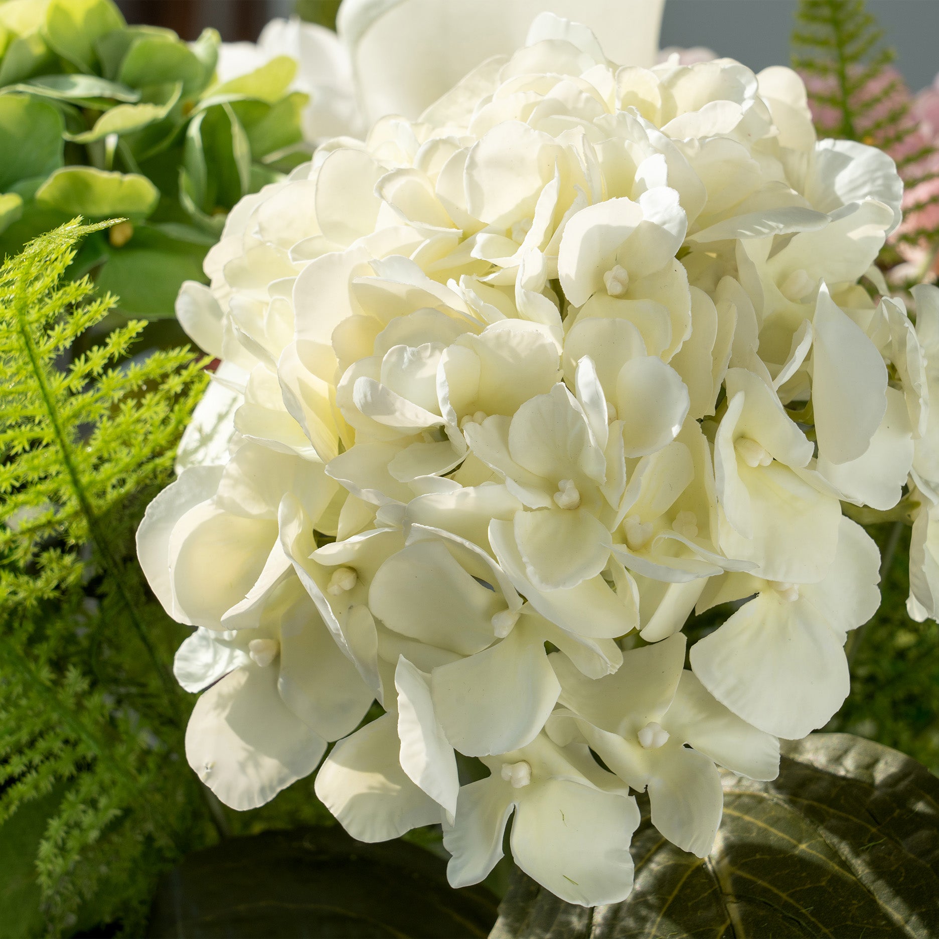 Kunstig hortensia - real touch