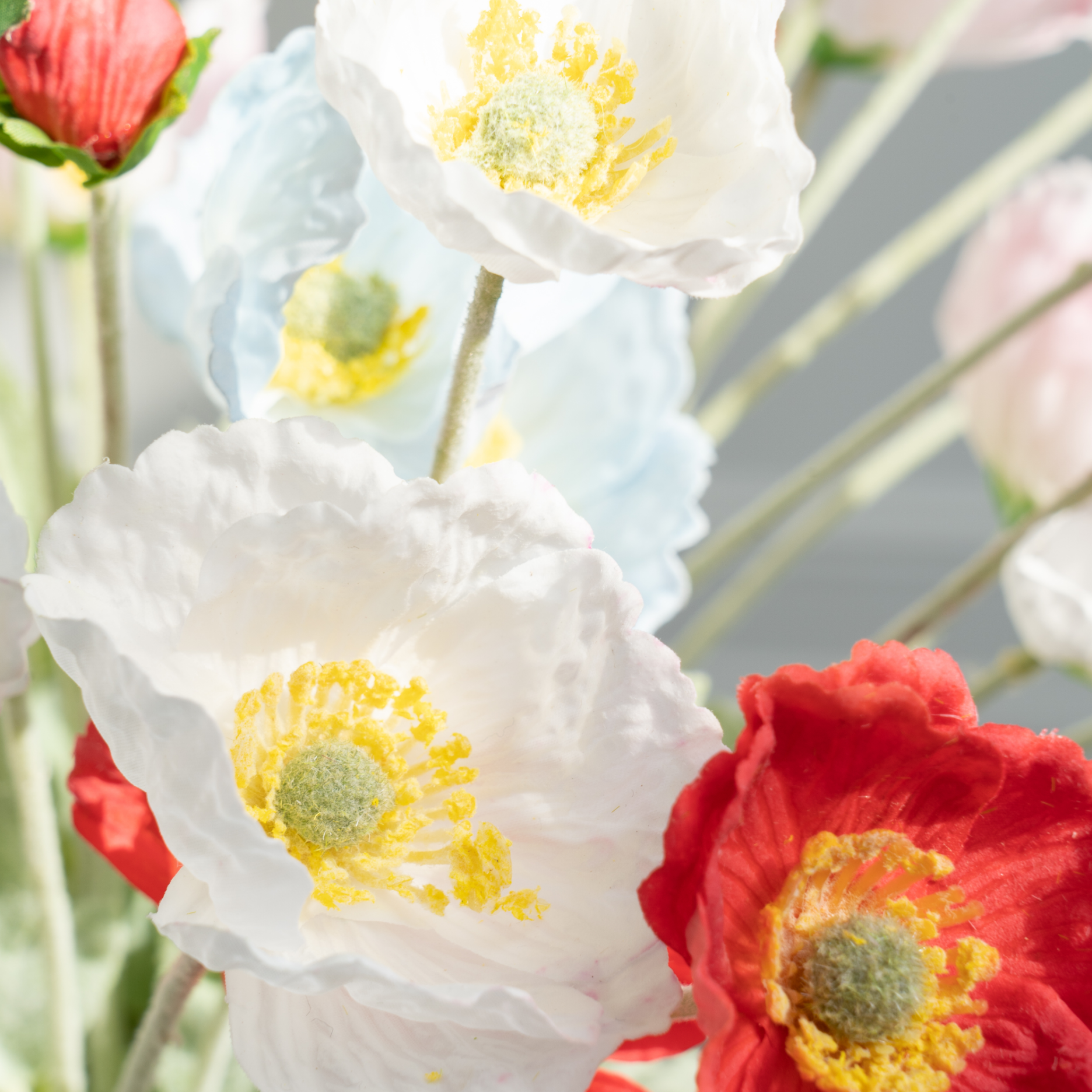 Kunstig valmue - real touch