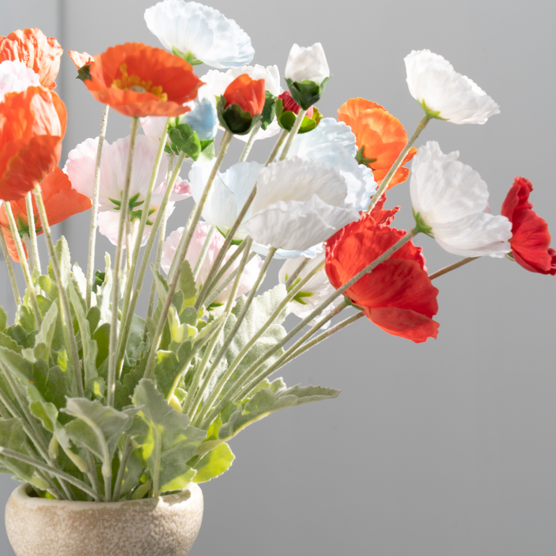 Kunstig valmue - real touch