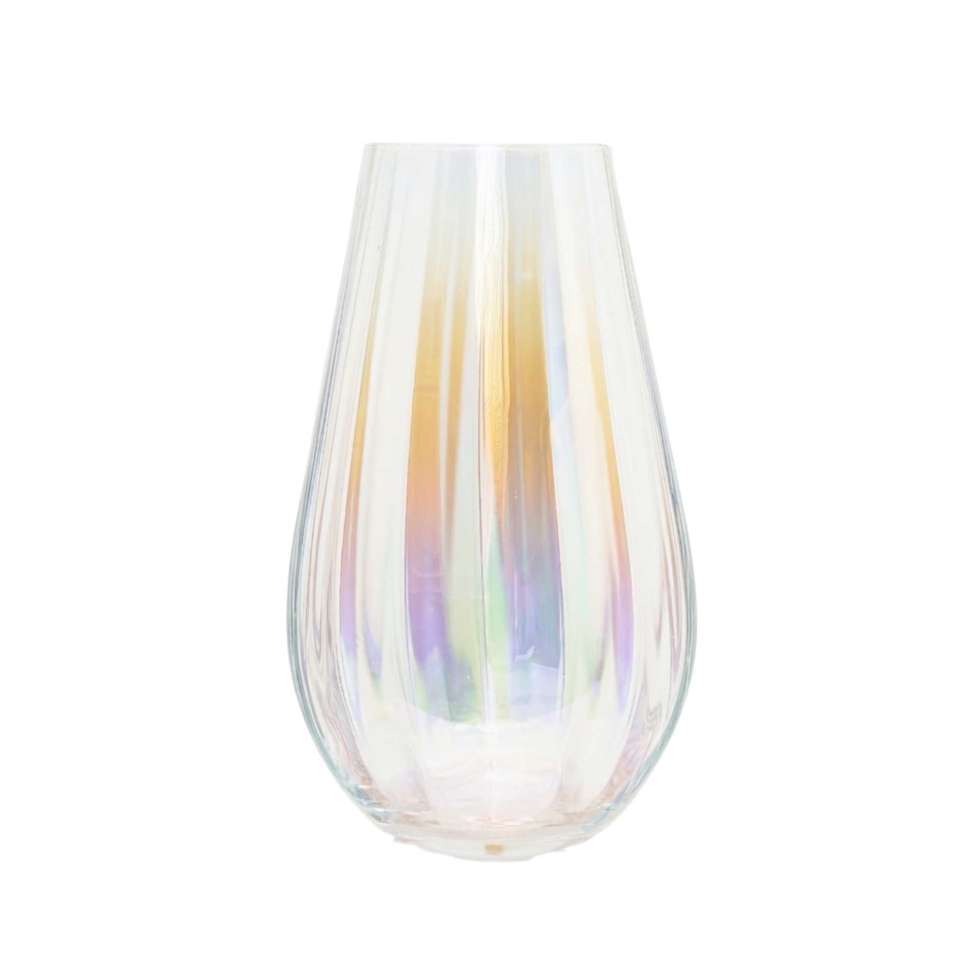 Rainbow vase i glas