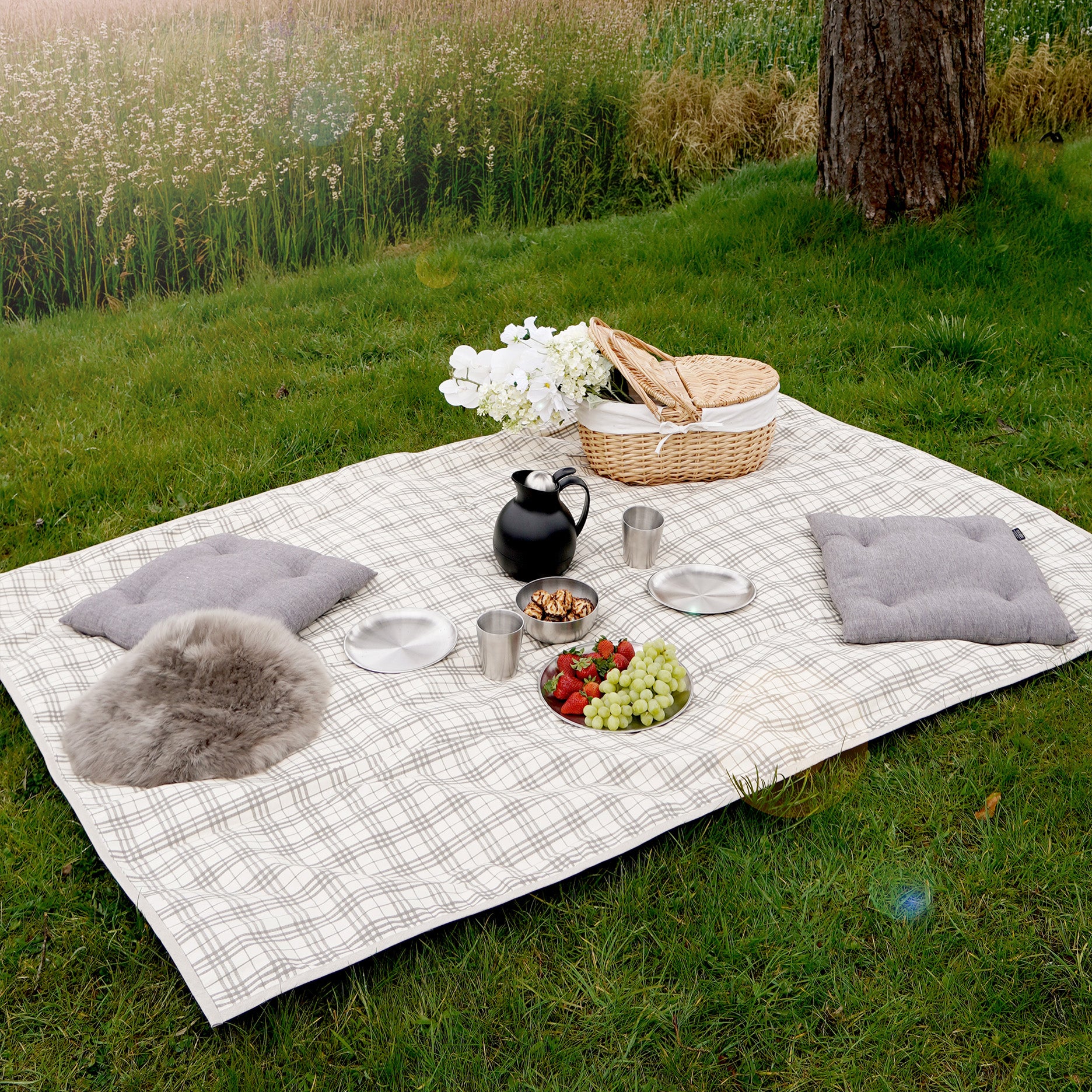Breeze Check picnictæppe