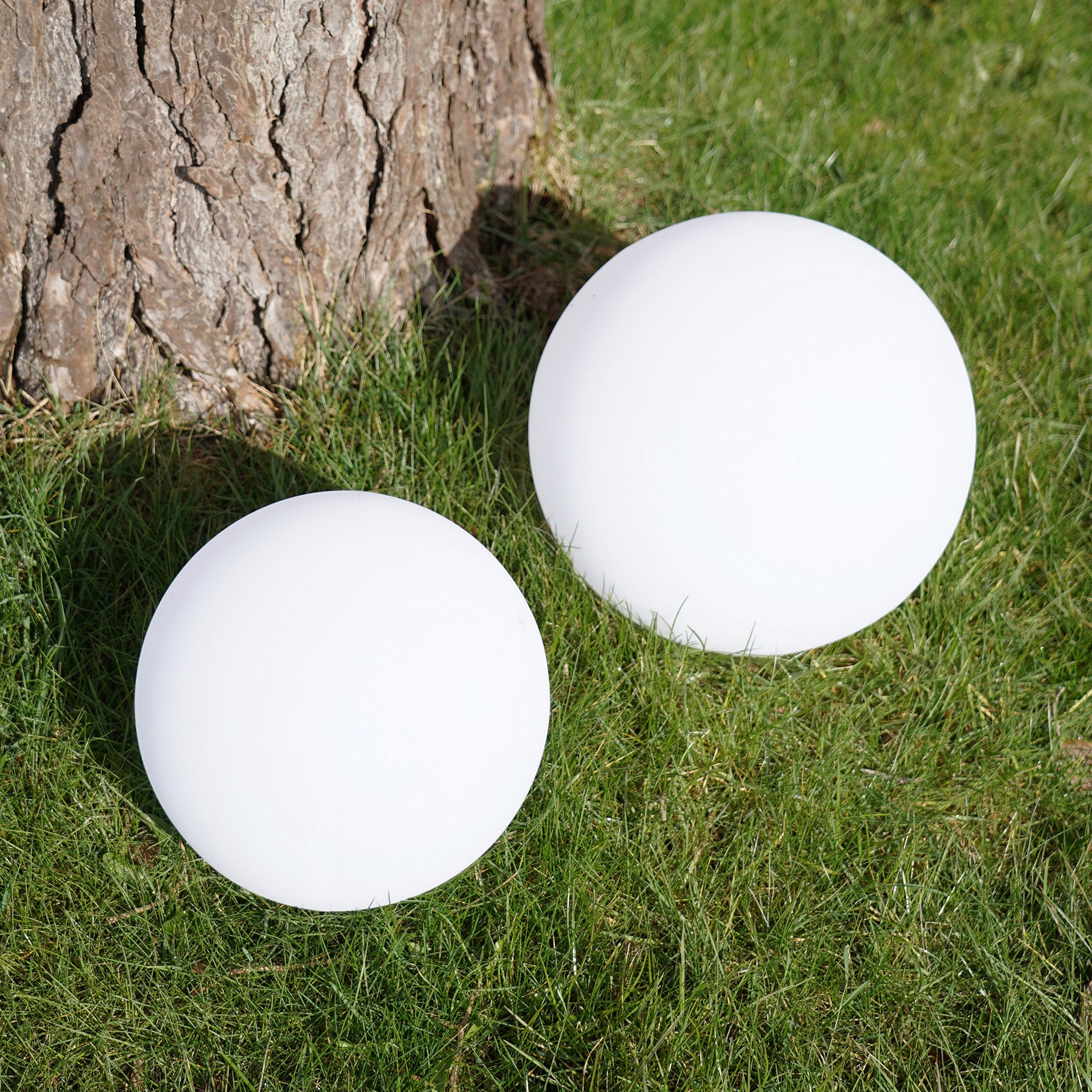 Glow Moon solcellelampe Ø25
