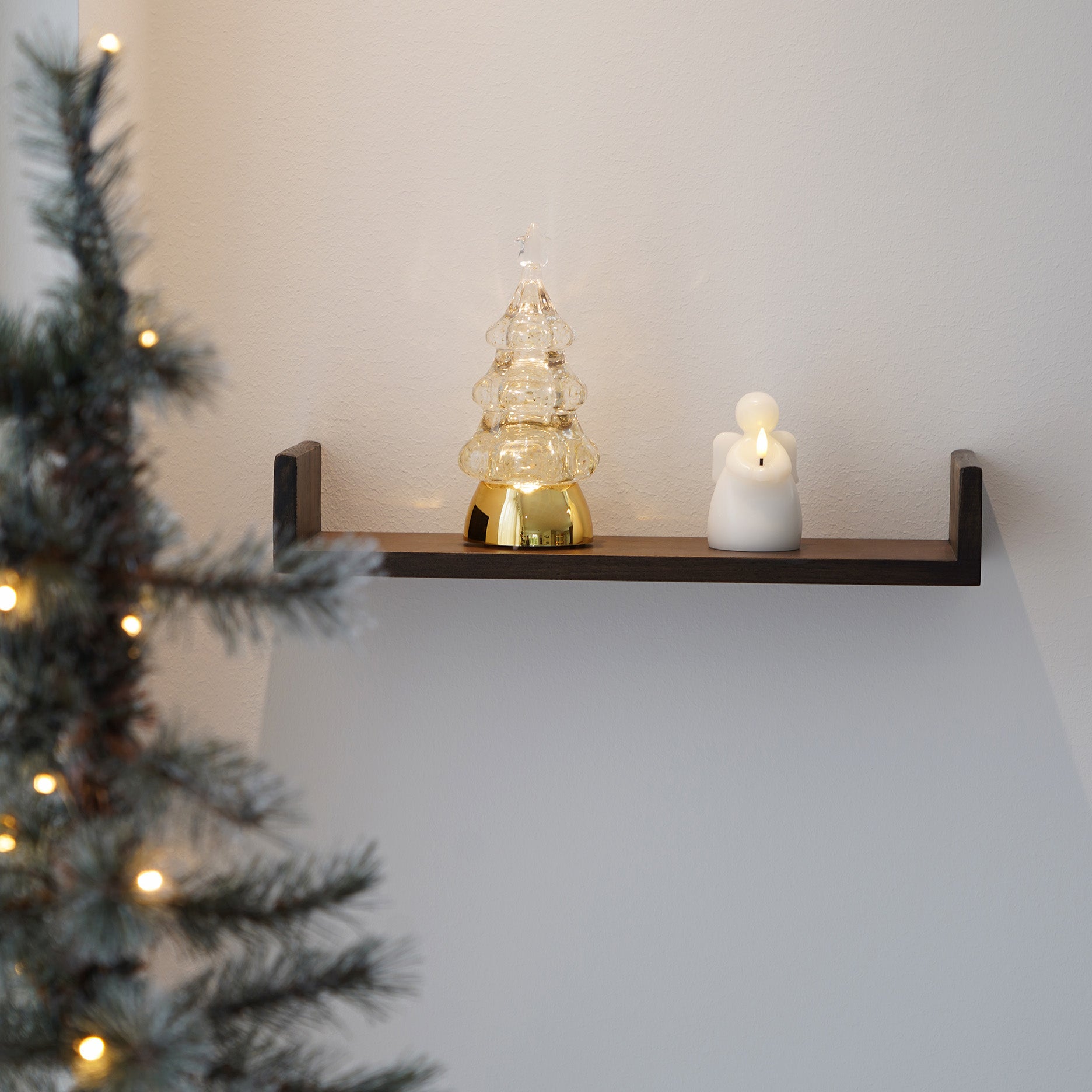 Juletræ med topstjerne - LED