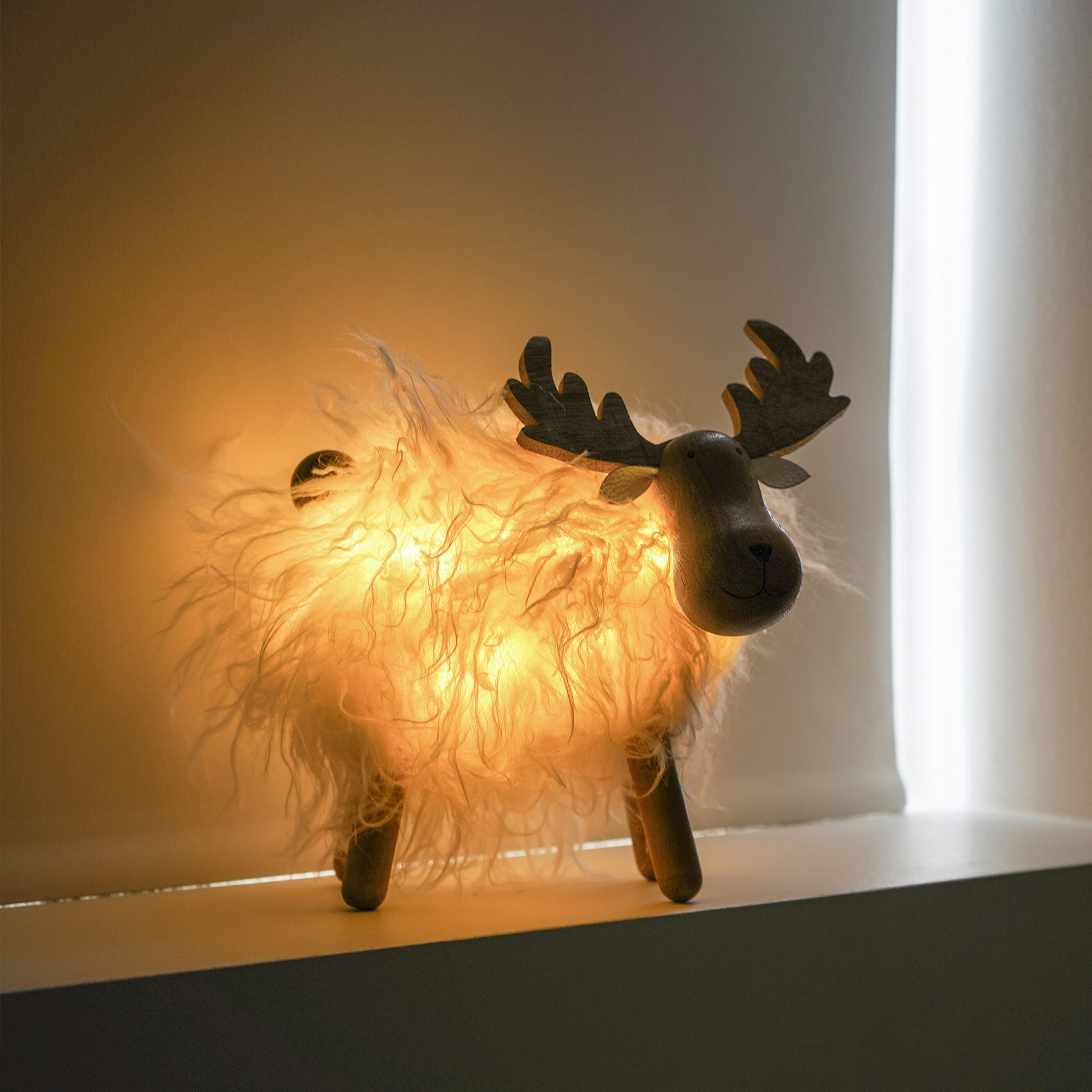 LED Træ elg Lampe