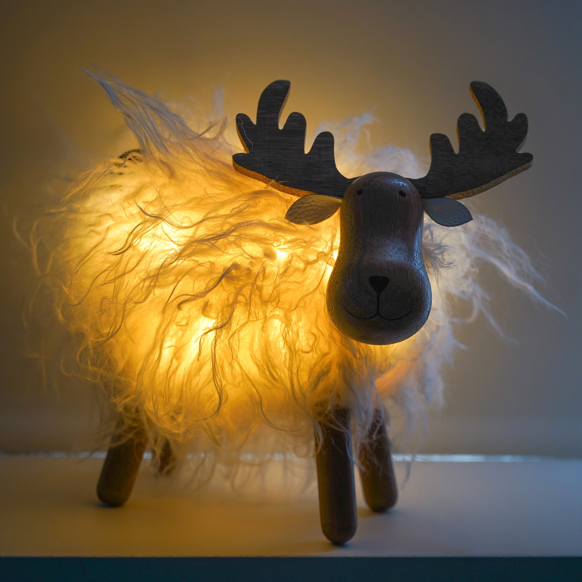 LED Træ elg Lampe