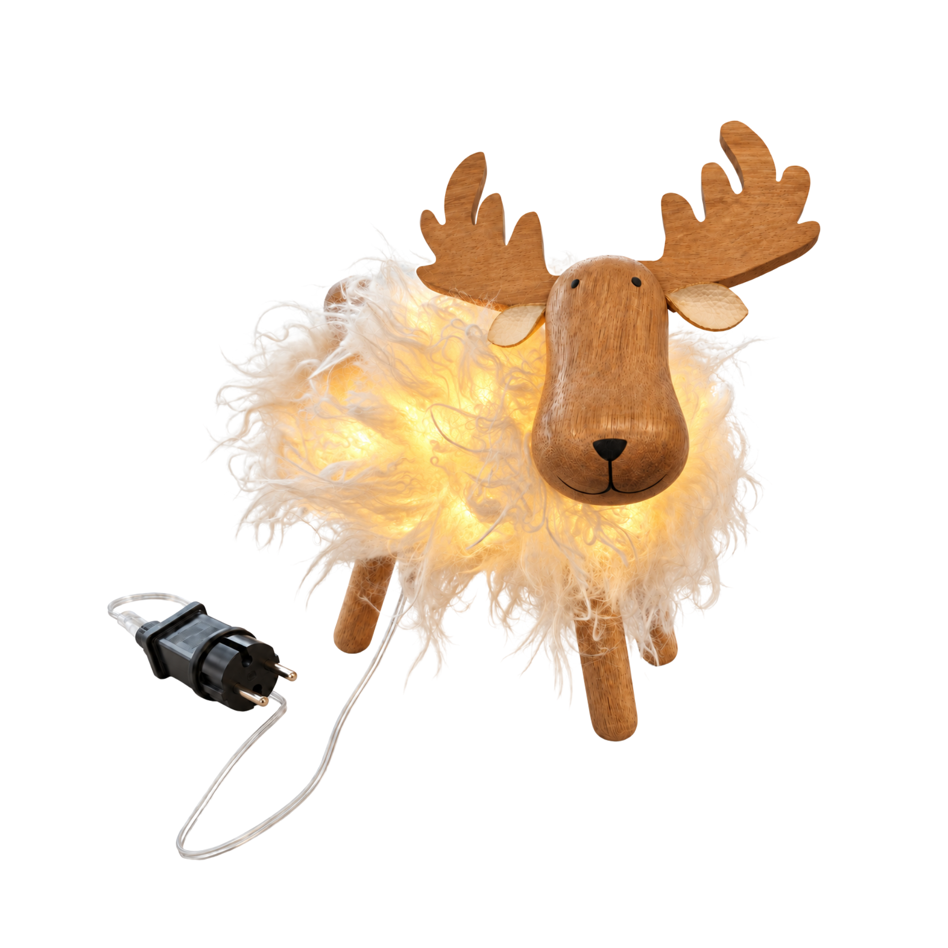 LED Træ elg Lampe