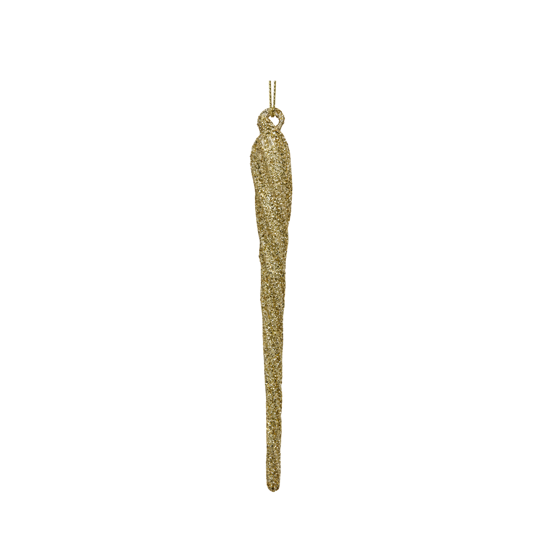 Glasistap m.glitter - L20cm