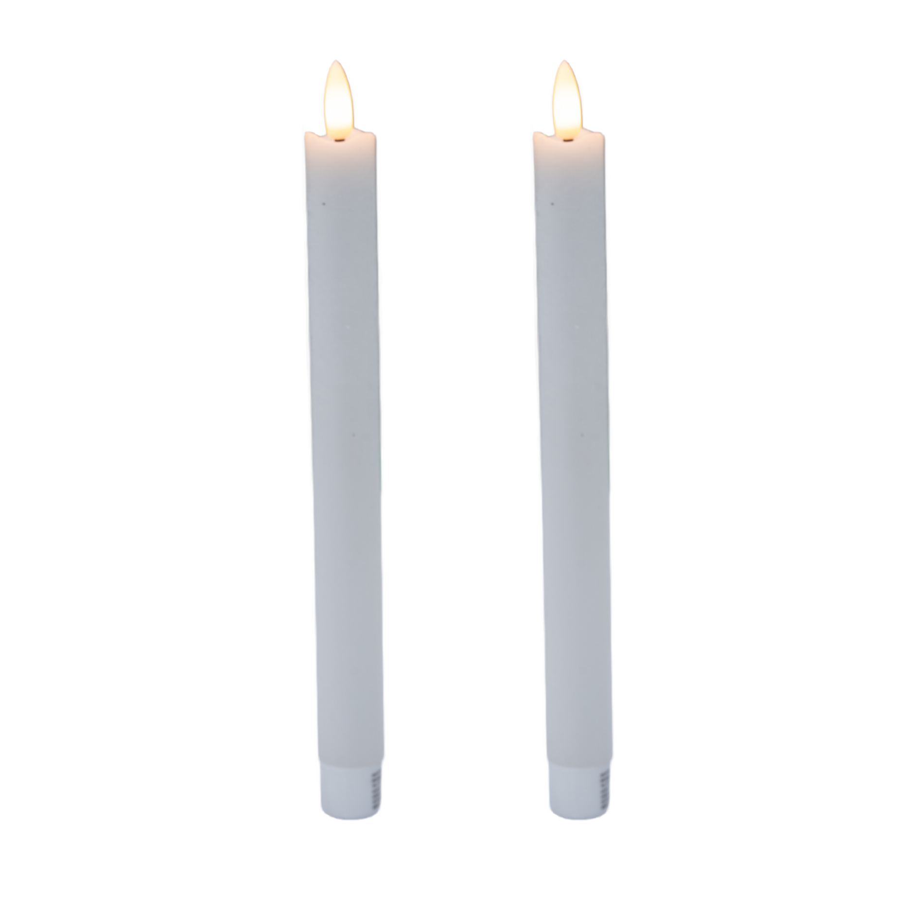 LED Kronelys - 2 stk. L