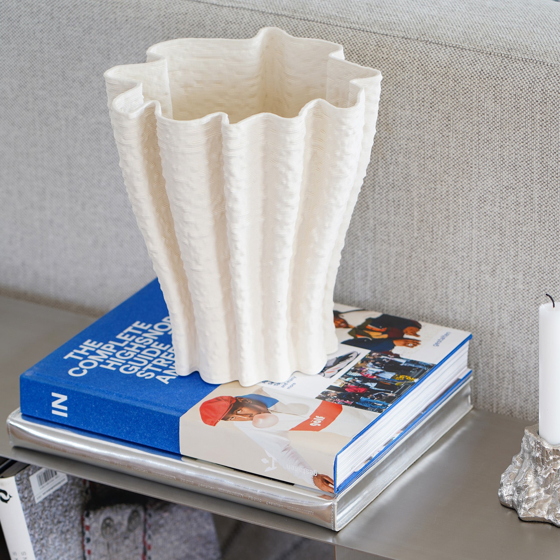 Revle 3D keramisk vase - M