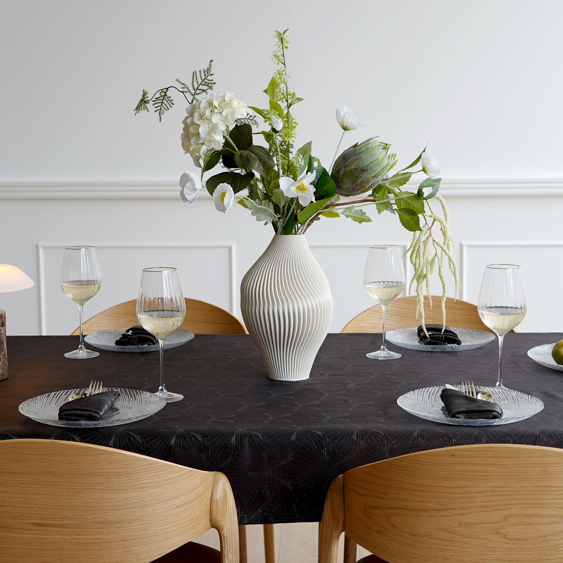 Strøm 3D keramisk vase - M