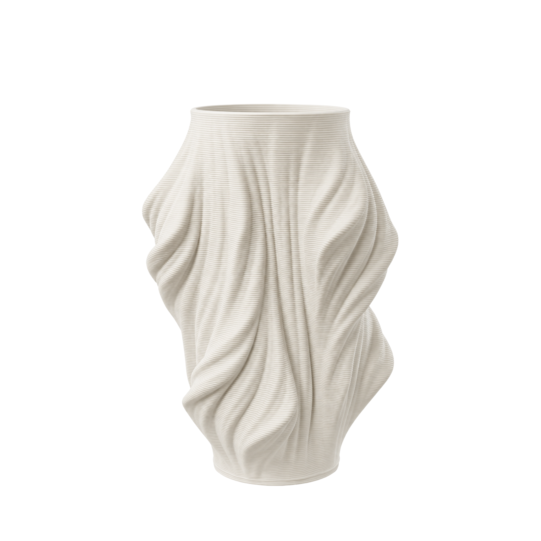 Silke 3D keramisk vase - S