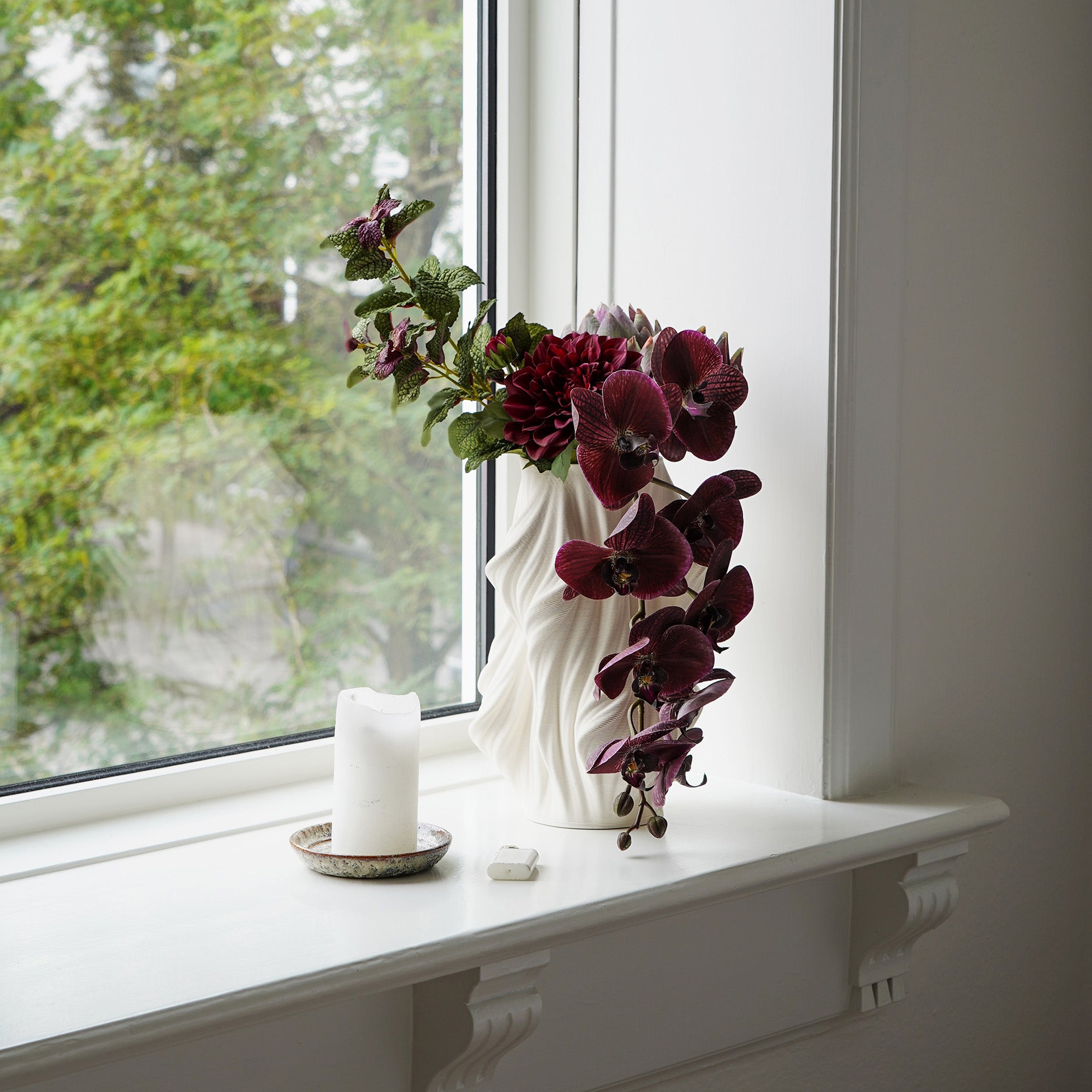 Silke 3D keramisk vase - M