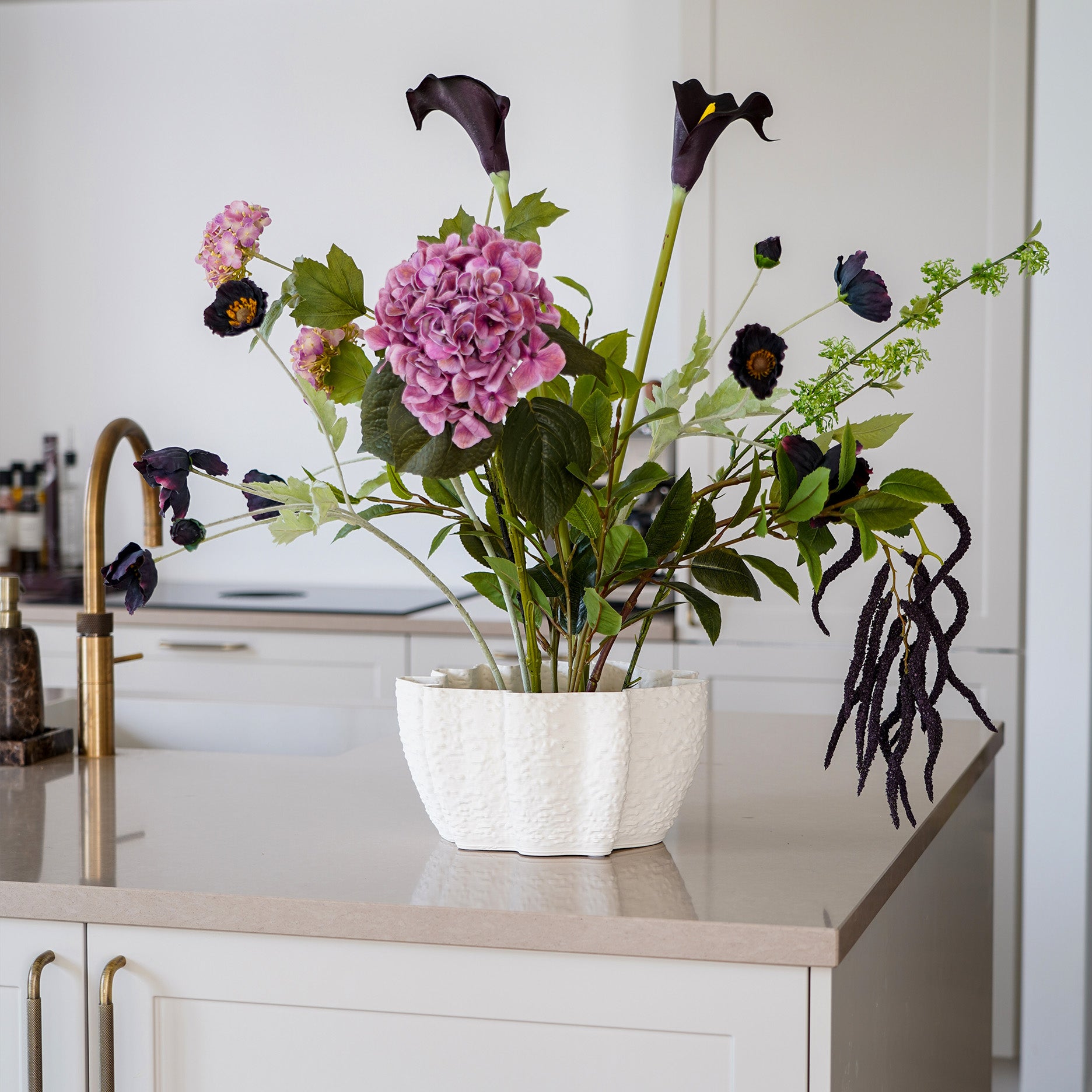 3D-keramisk Blomstskål