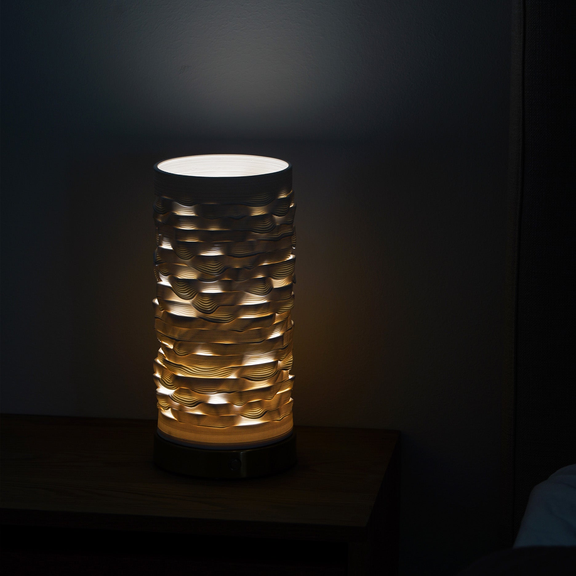 Elva 3D-printet LED Lampe