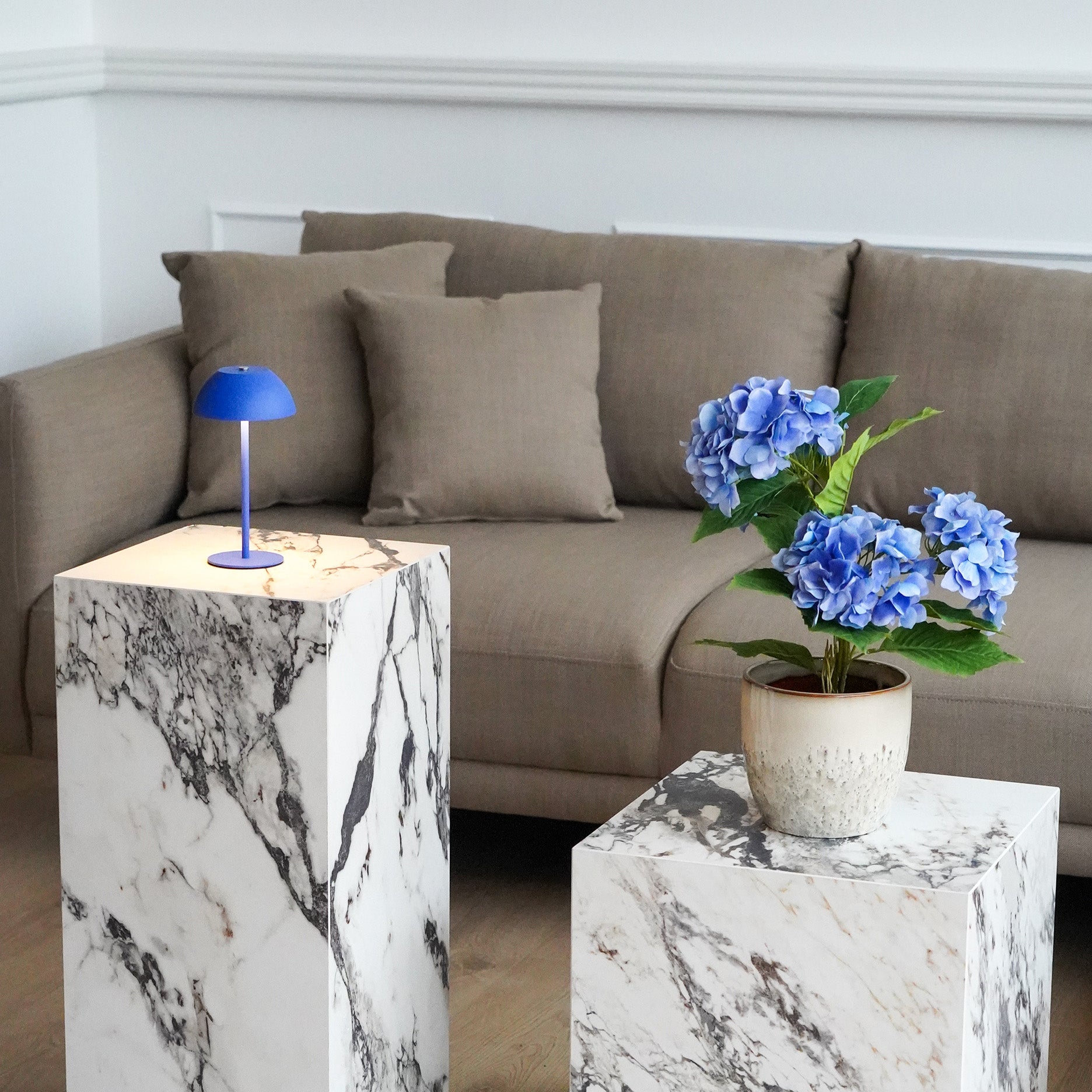 Realtouch hortensia i potte H48