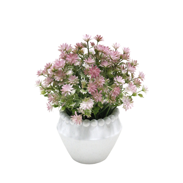 Kunstig Bellis perennis i potte