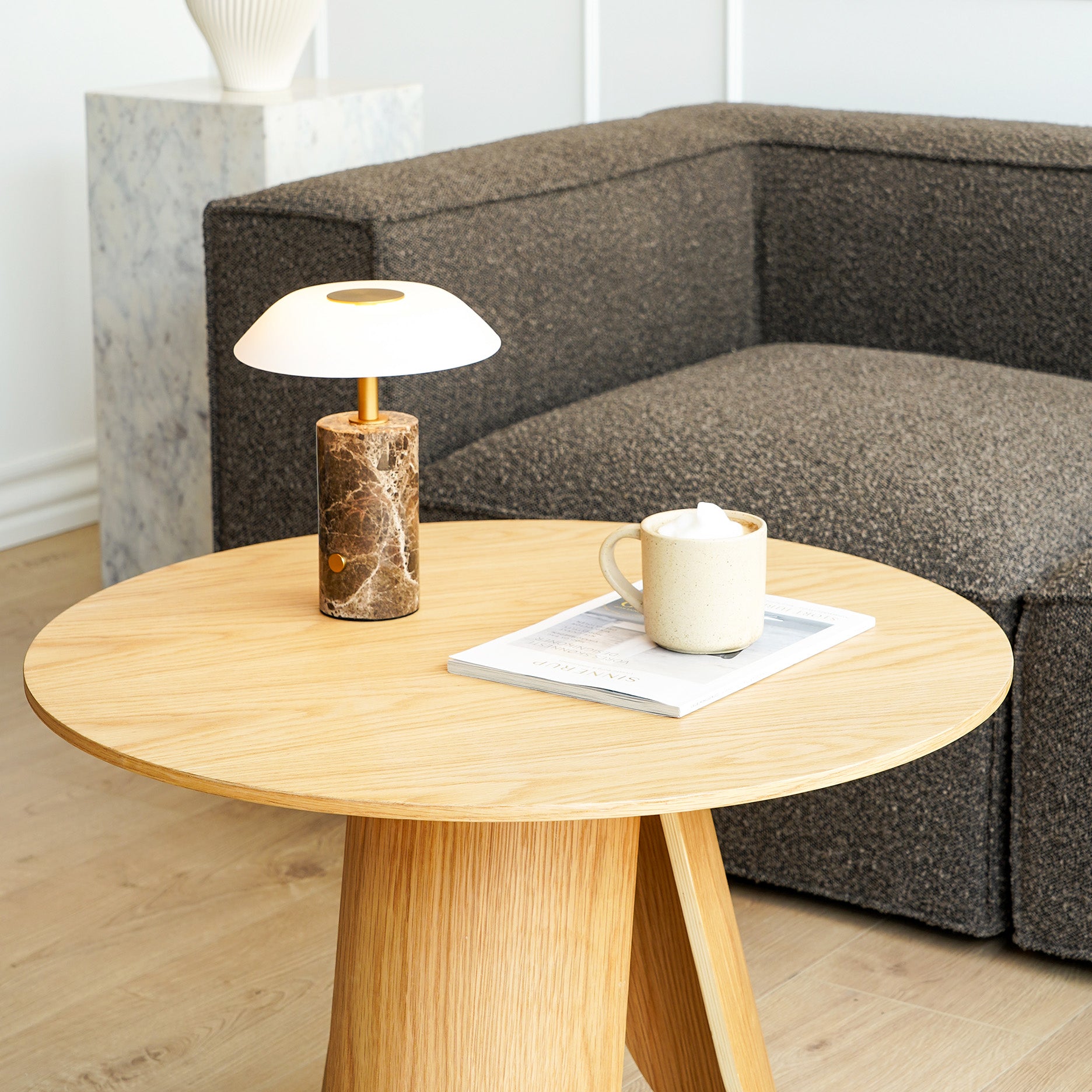 Nero marmor LED lampe