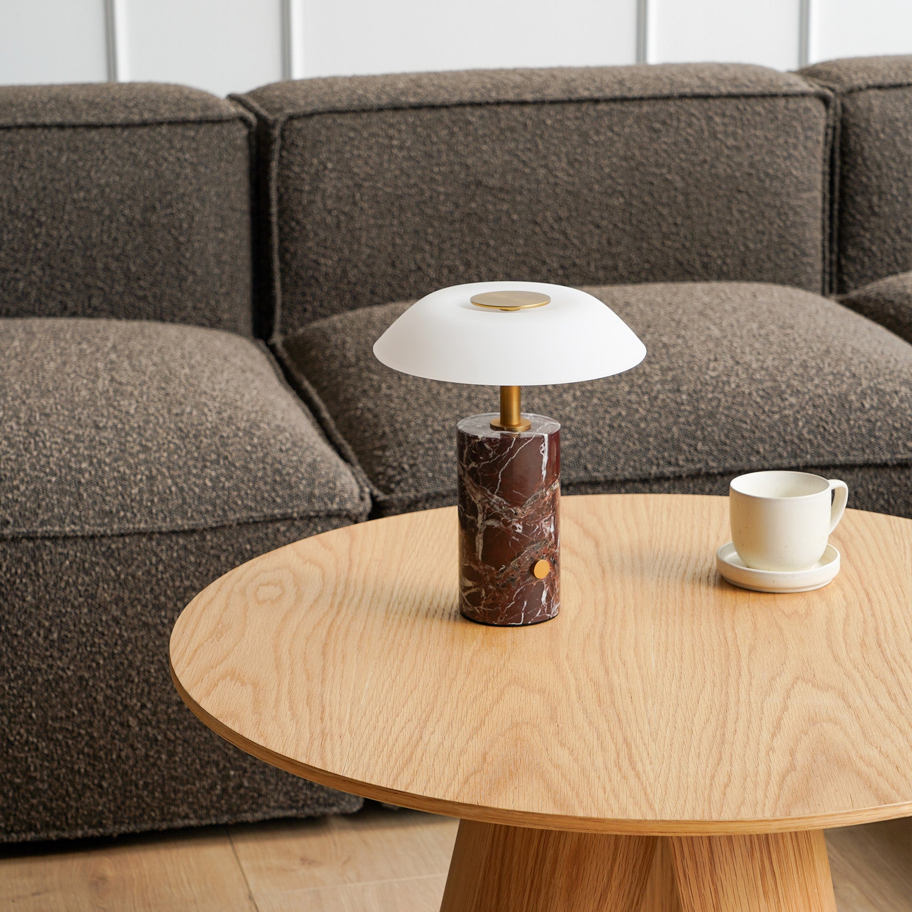 Nero marmor LED lampe