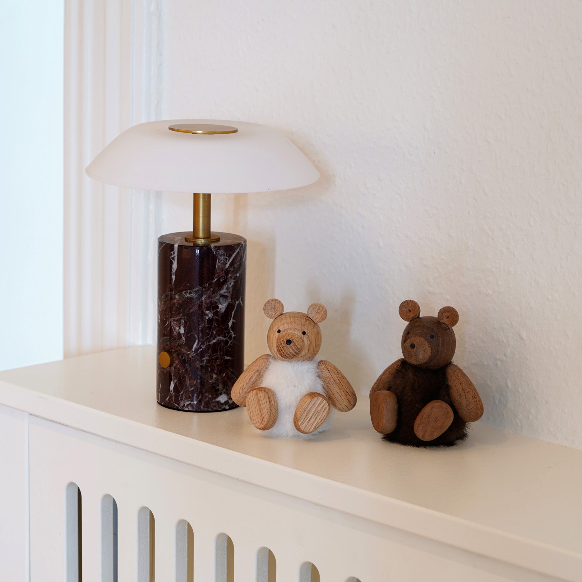 Nero marmor LED lampe