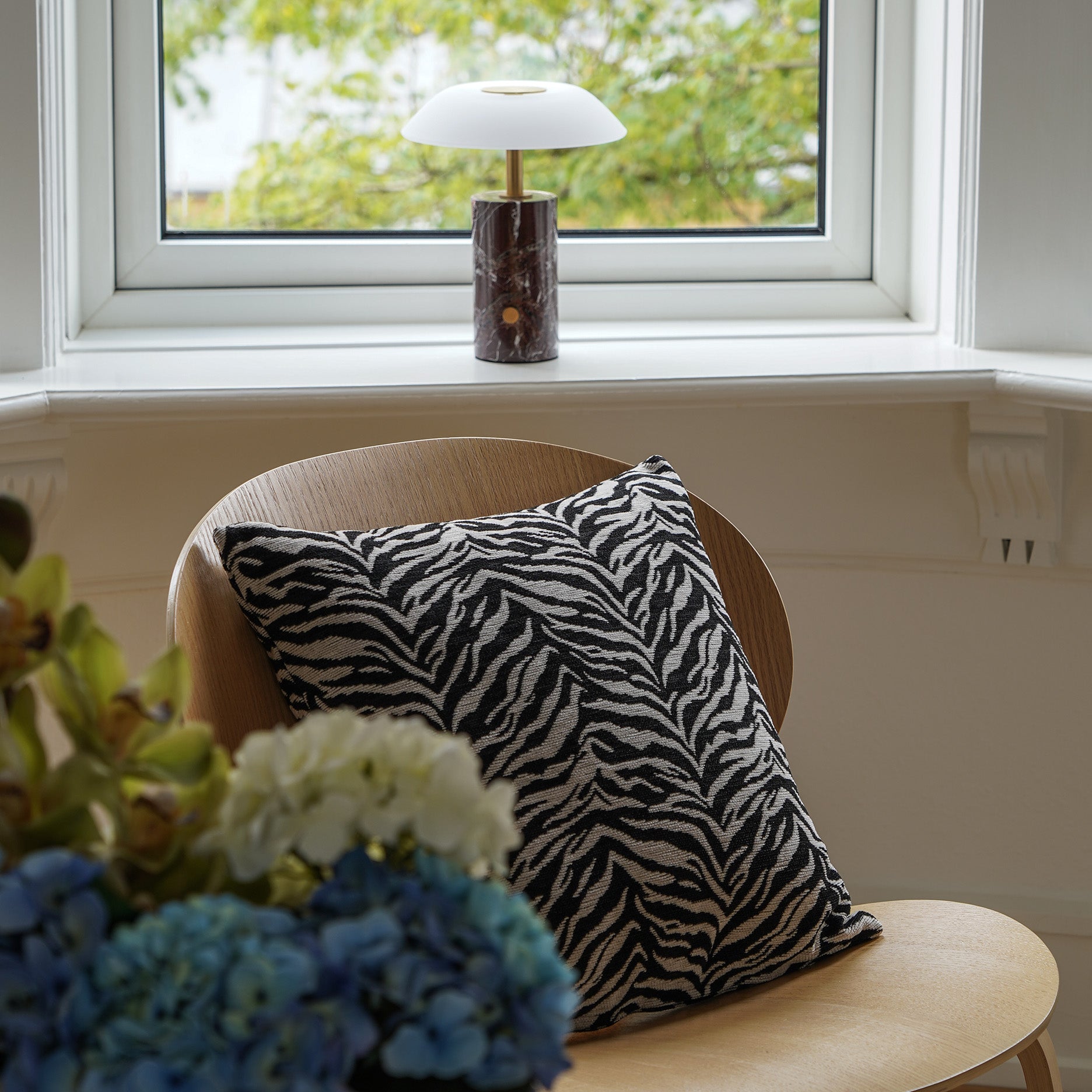 Nero marmor LED lampe