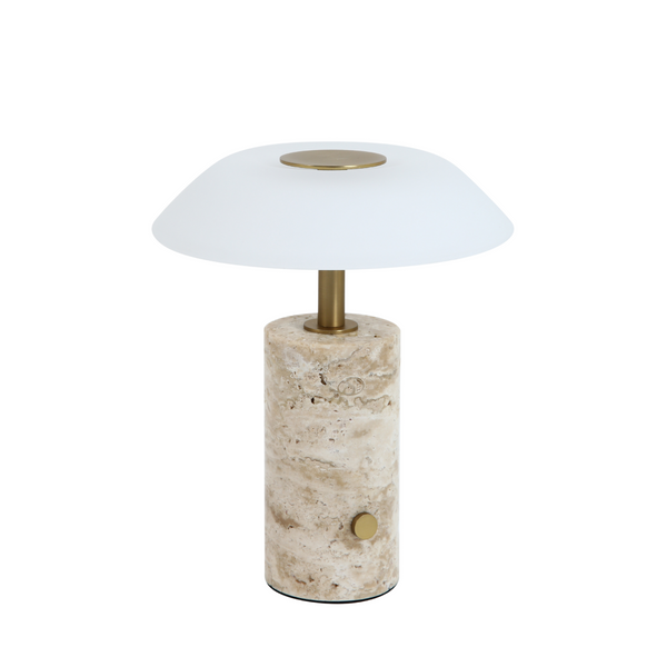 Nero travertin LED lampe