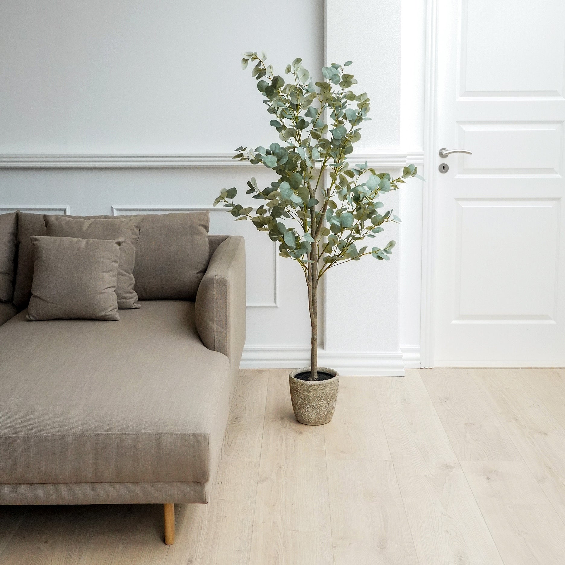 Kunstigt eukalyptustræ - H150 CM