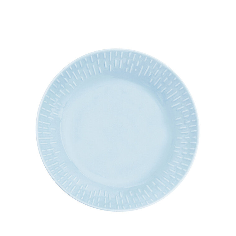 Confetti pastatallerken aqua