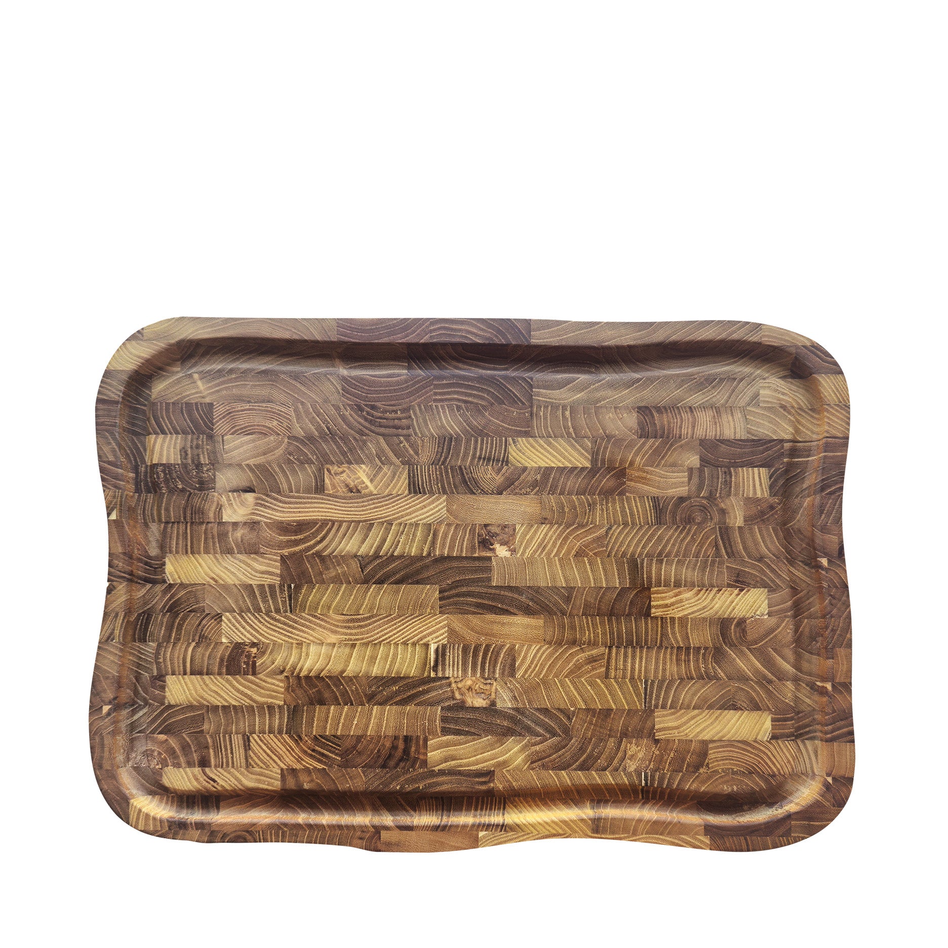 Raw Teak skærebræt 45x33x3cm
