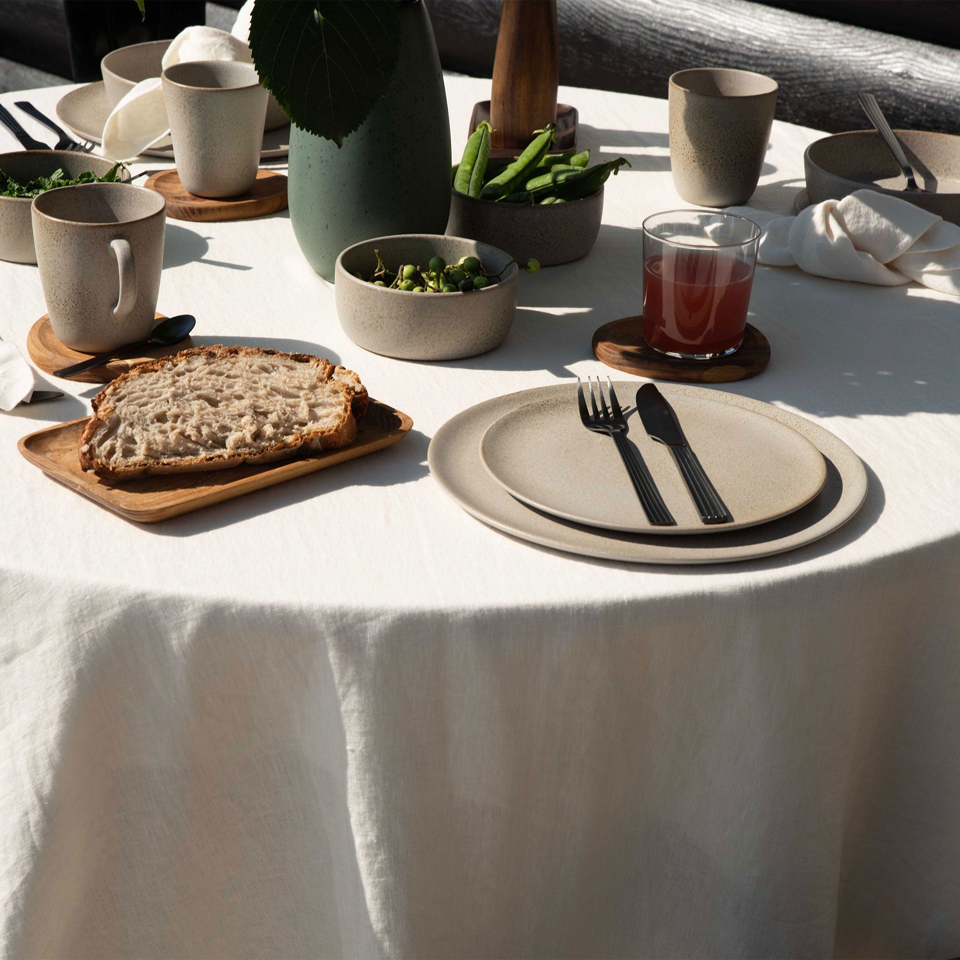 RAW desserttallerken Ø20 cm sandy beige