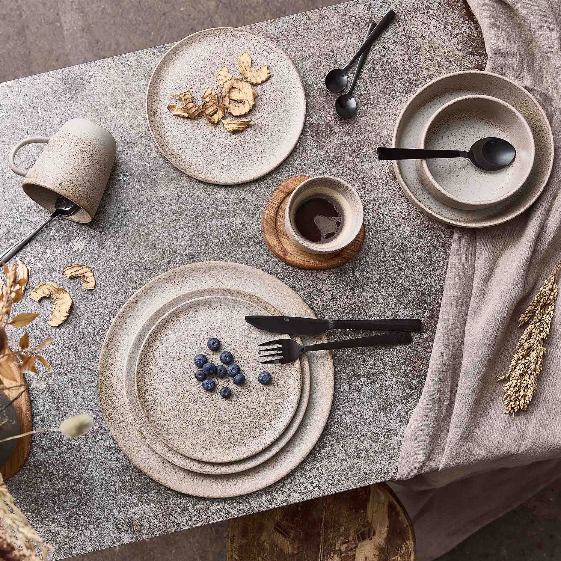 RAW middagstallerken Ø28 cm sandy beige