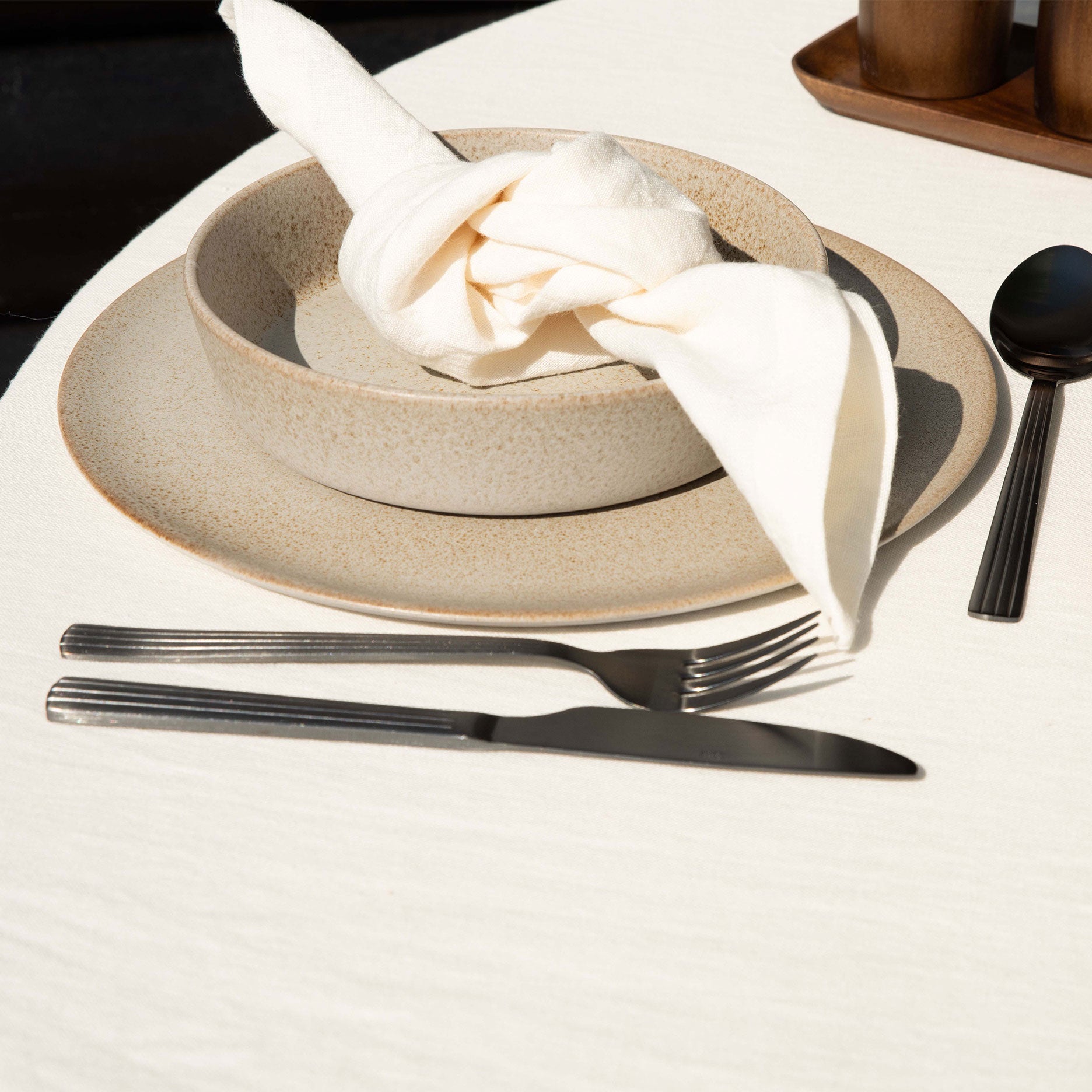 RAW suppetallerken Ø19,5 cm sandy beige