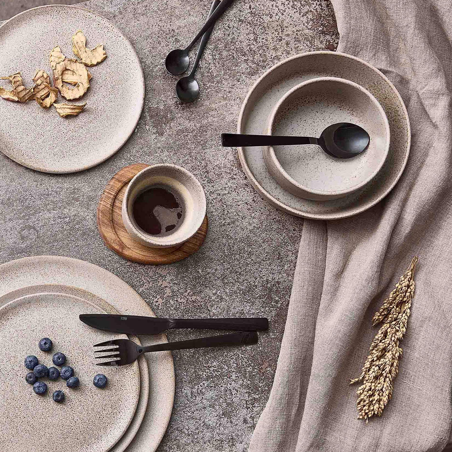 RAW suppetallerken Ø19,5 cm sandy beige