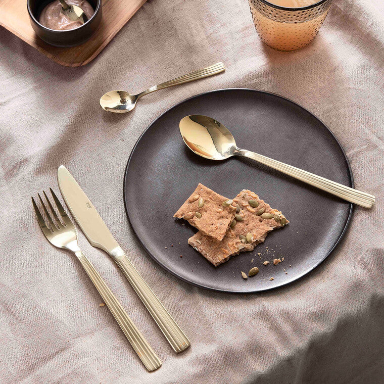 RAW bestiksæt 24 dele champagne