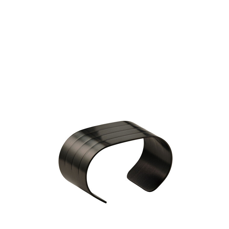 RAW servietring 4 stk. mat sortfarvet