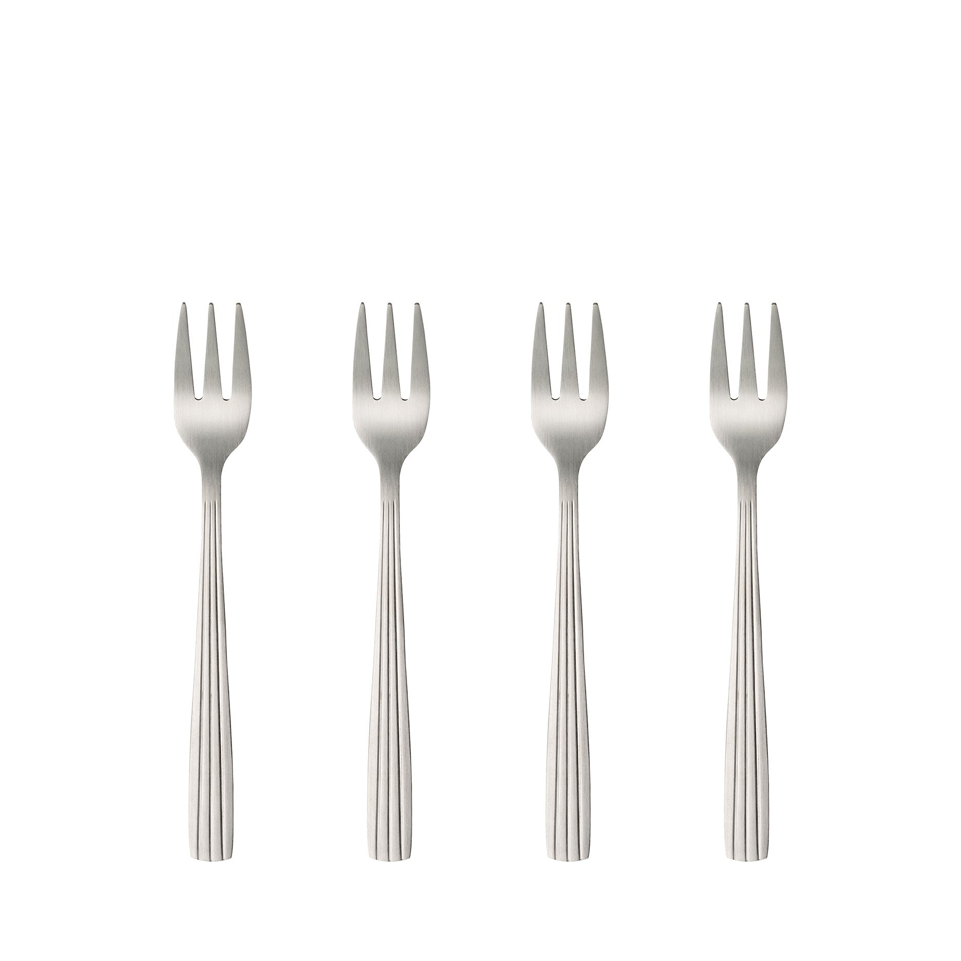 RAW kagegaffel 4 stk mat stål