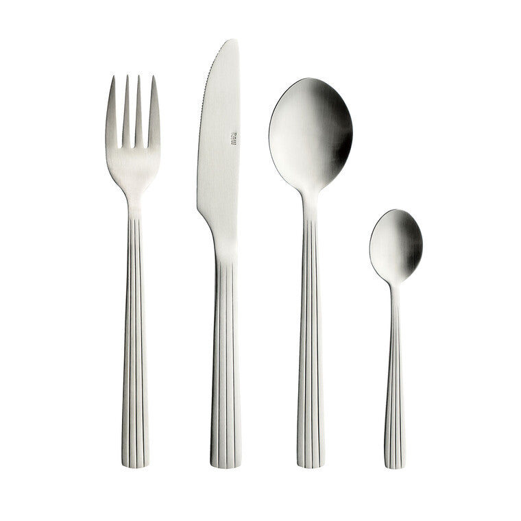 RAW bestiksæt 16 dele mat stål