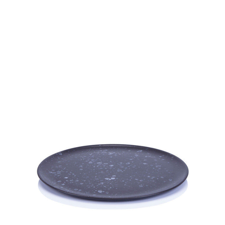 RAW frokosttallerken Ø23 cm sort spotted