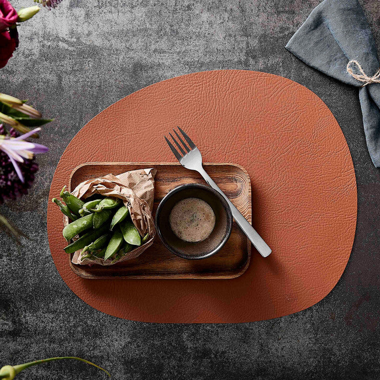 RAW dækkeserviet buffalo cinnamon brown