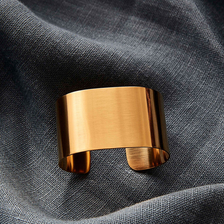 RAW servietring guldfarvet