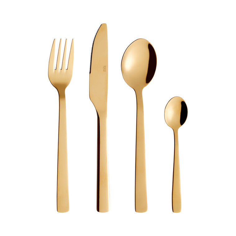 RAW bestiksæt 24 dele guldfarvet