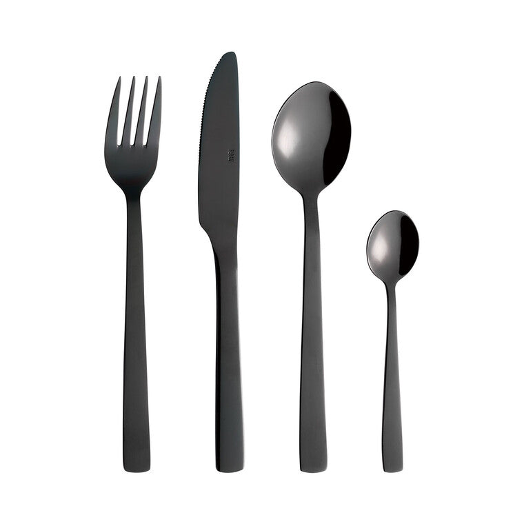 RAW bestiksæt 24 dele sortfarvet
