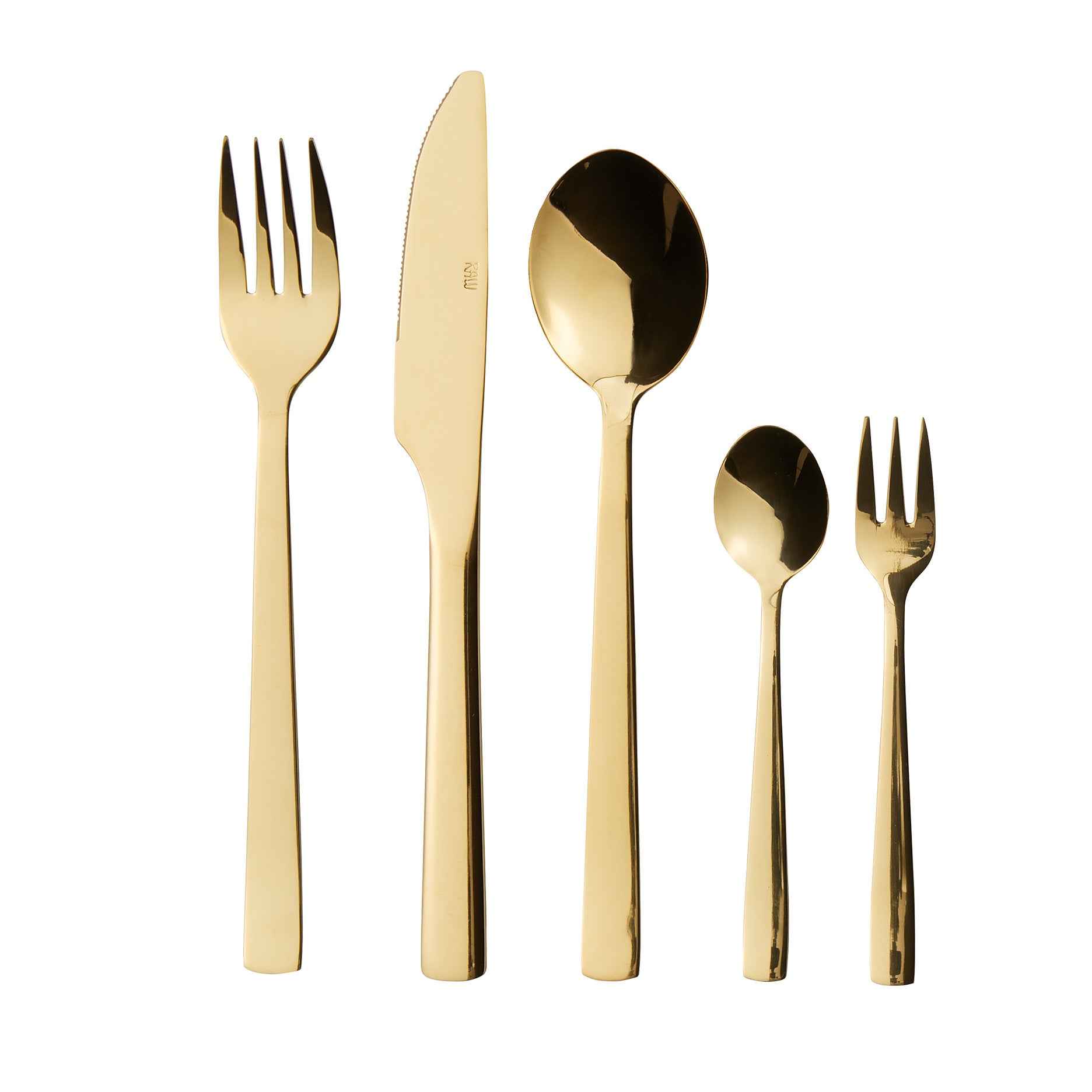 RAW bestiksæt 60 dele guldfarvet