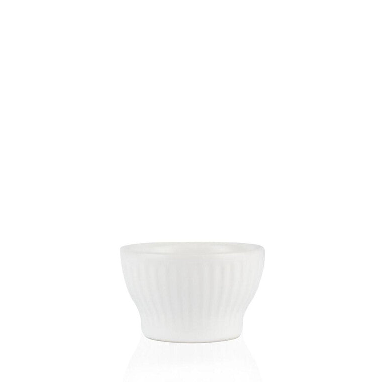 Groovy æggebæger 4 stk. hvid stentøj