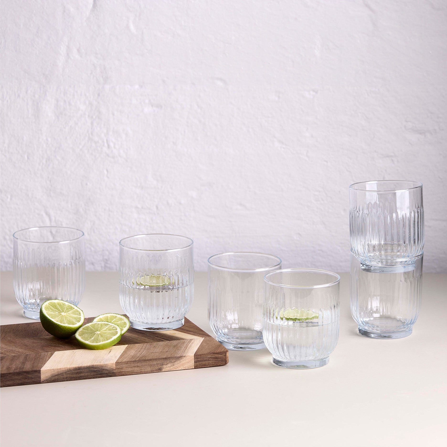 Drikkeglas 6 stk klar