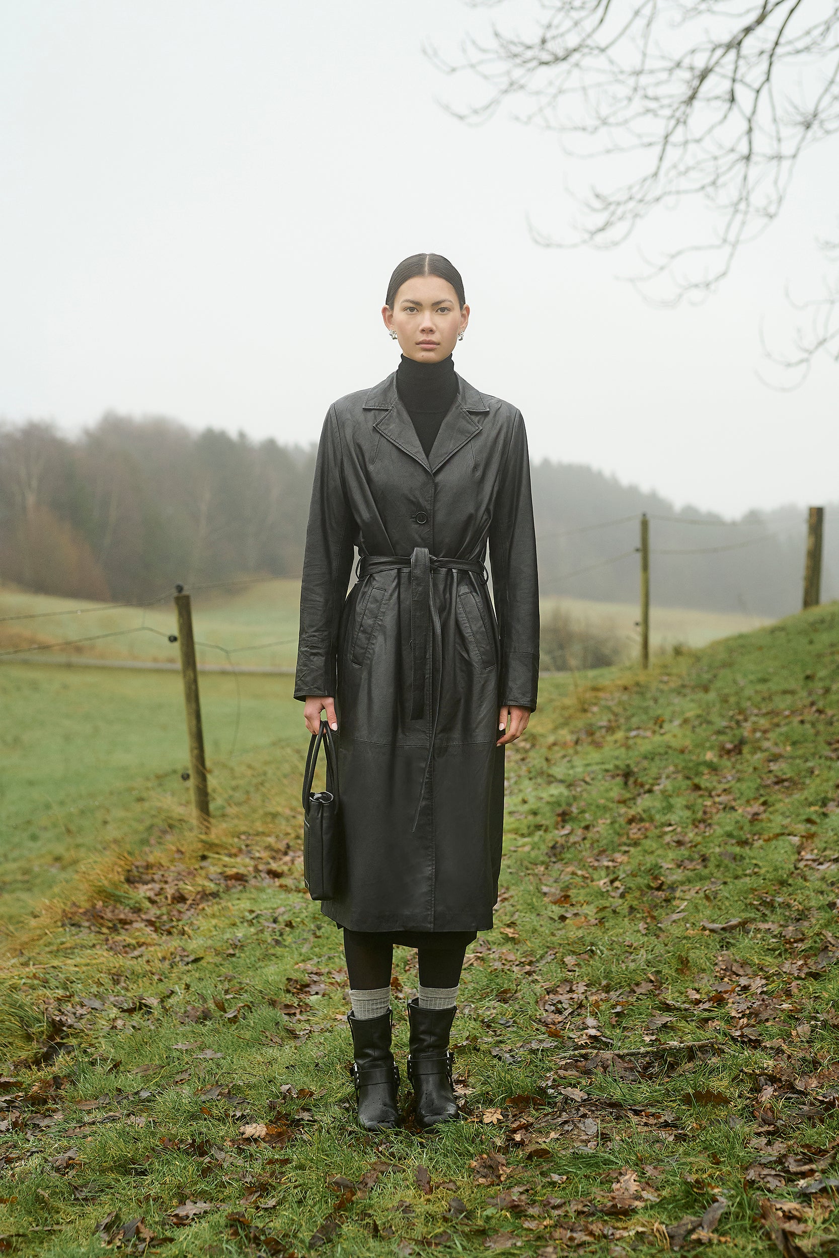 CRCami skind trenchcoat