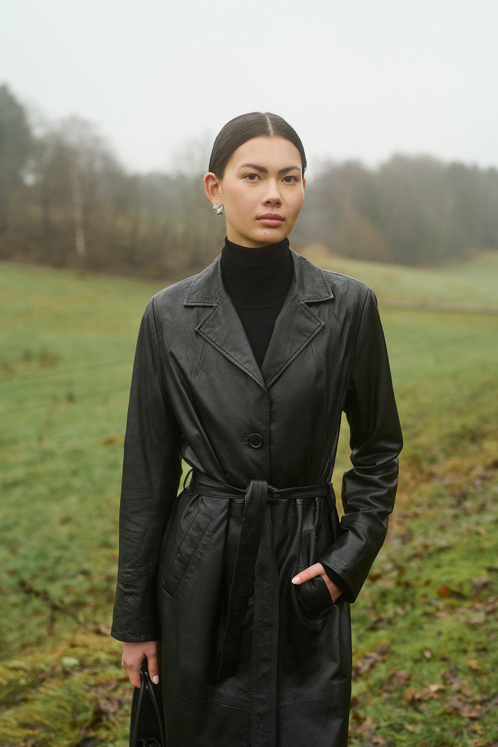 CRCami skind trenchcoat