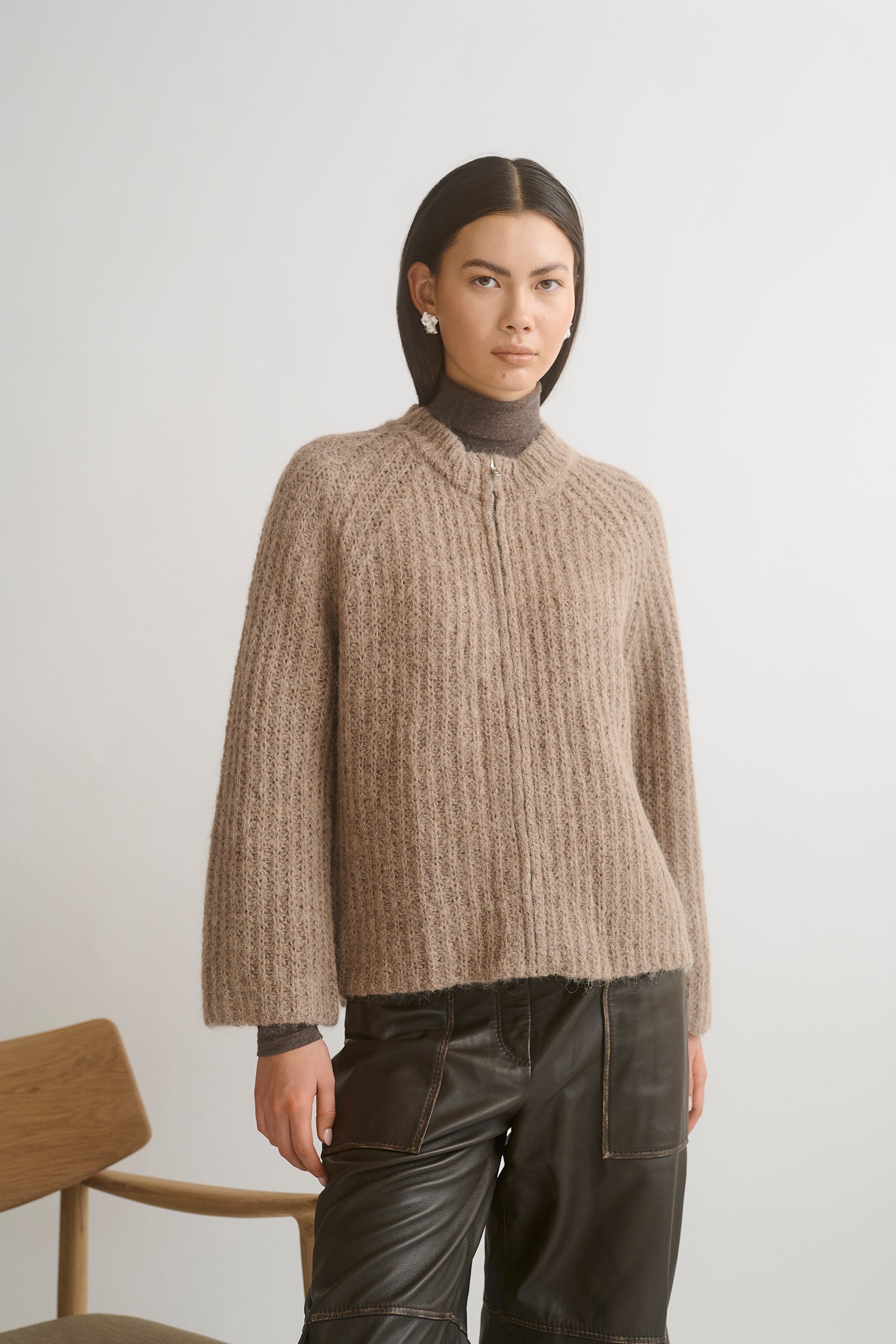 CRManou Alpaca & Uld Cardigan